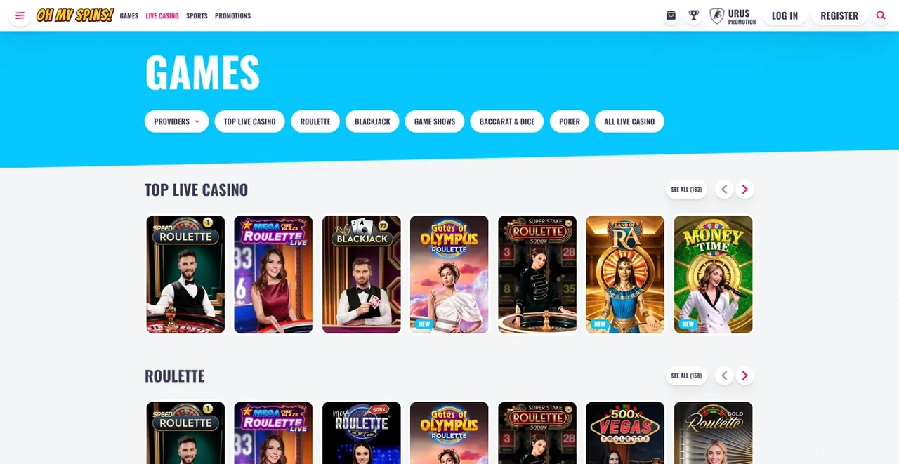 Ohmyspins Casino Casino